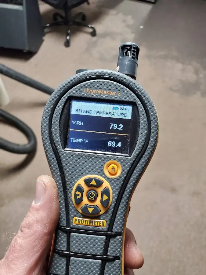 Moisture meter humidity assessment for Fire & Smoke Damage Restoration in North Lakes